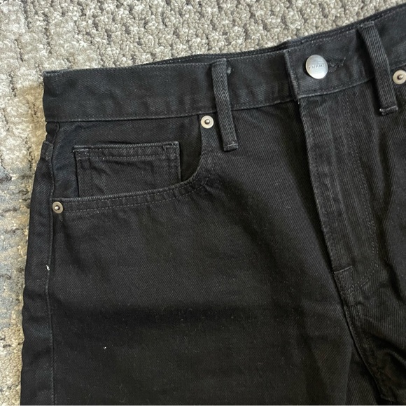 Frame Denim Ladies High Rise Distressed Jean Shorts in Black, Waist Size 27 - Picture 3 of 9